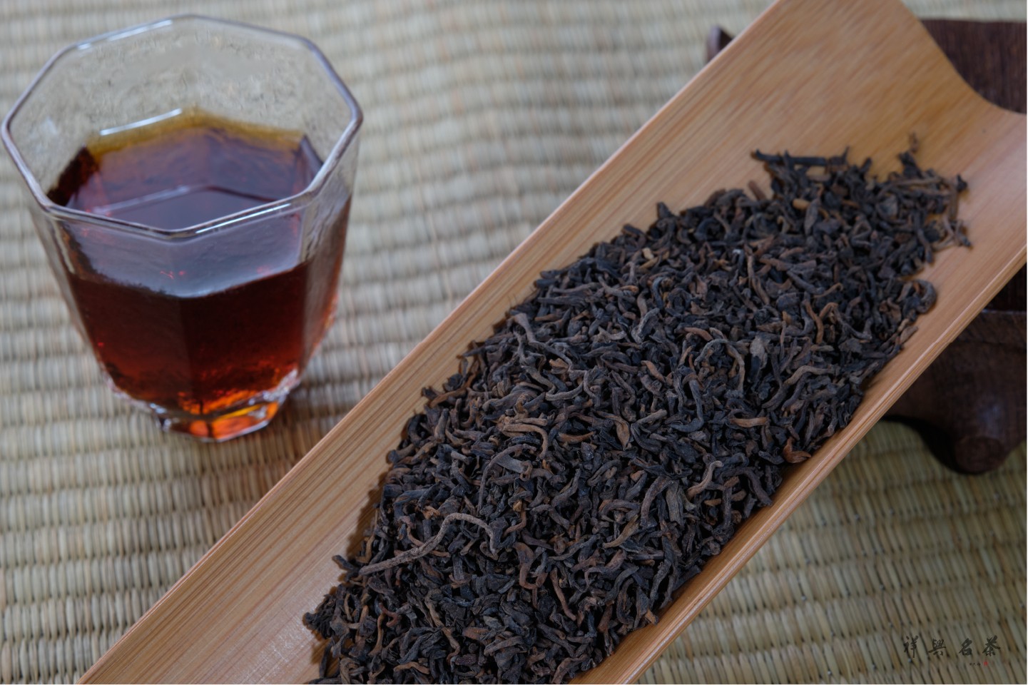 茶葉近照